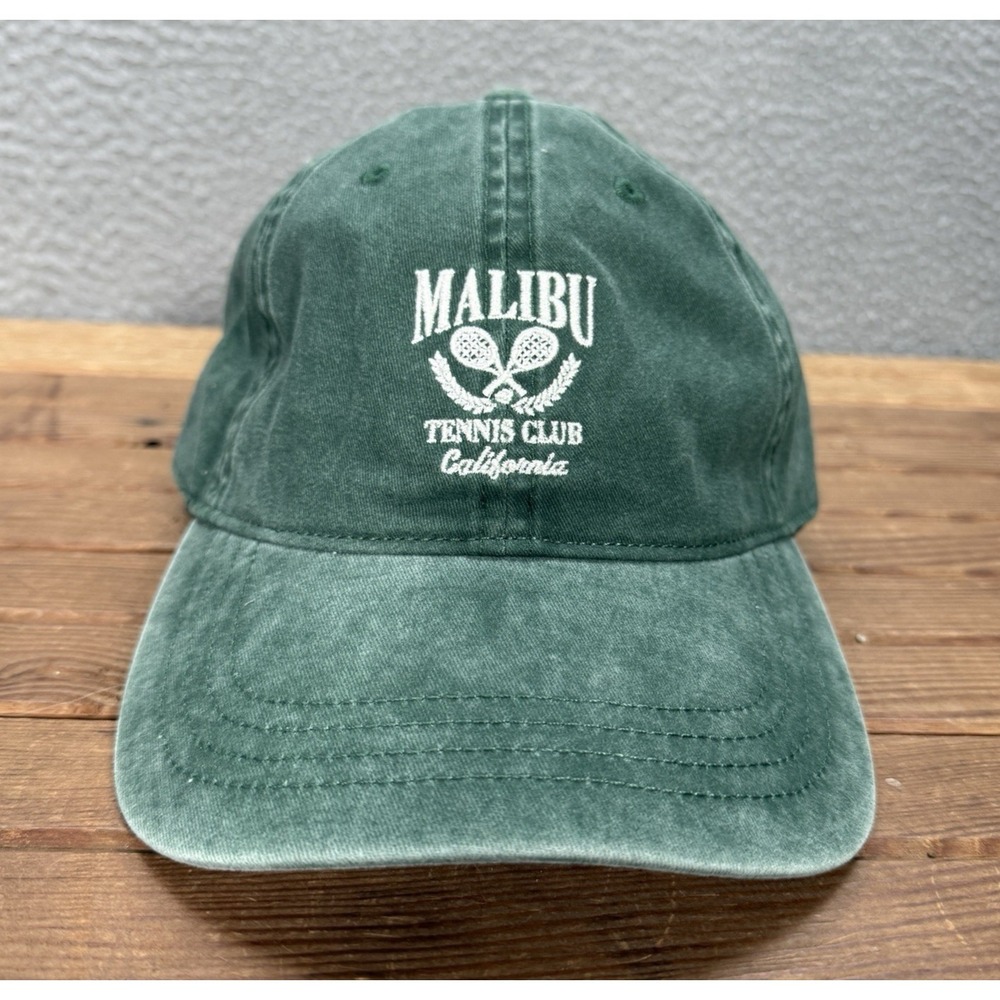 American Eagle Hat Adult Green Strap Back Dad Cap Old Money Tennis Grunge Faded